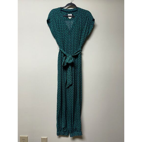 ANTHROPOLOGIE MAEVE Geoscope Cropped Harem Jumpsuit, Sz XS - Picture 3 of 13